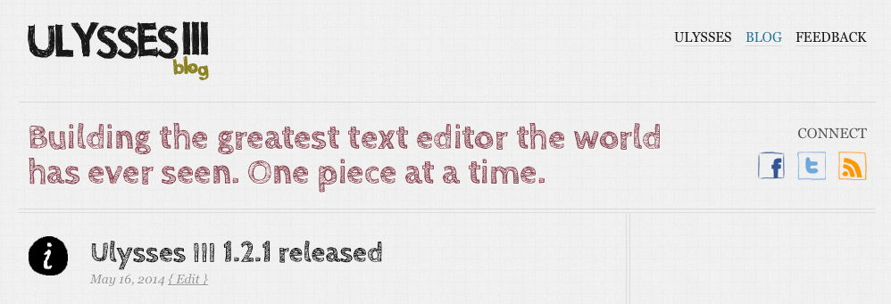 The New Ulysses Blog