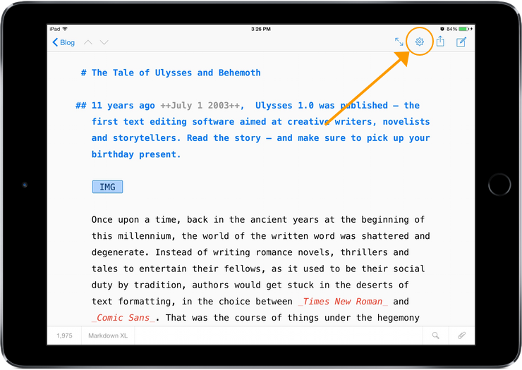 How to Customize Your Writing Environment in Ulysses for iPad