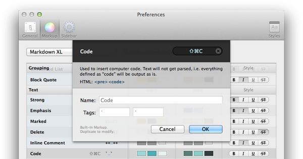 Ulysses Tips: Shortcuts